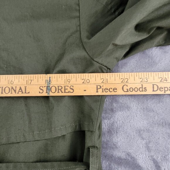 Banana Republic Trench Coat Olive Green NOT FOR SALE - Picture 10 of 12